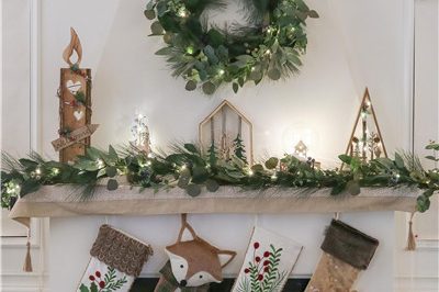 Artificial christmas wreath decoration with led light (5)