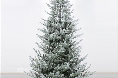 Artificial flocked snowing decorations christmas tree (1)
