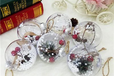 Christmas tree transparent plastic ornaments (4)