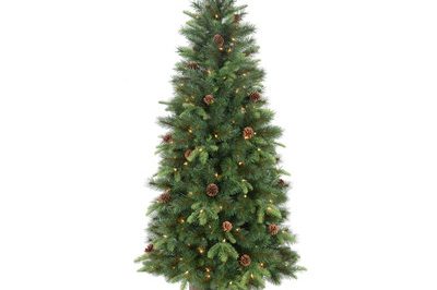 Commercial decorative pinecone needle christmas tree (3)