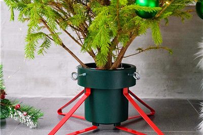 Decoration metal christmas tree stand for live tree (1)