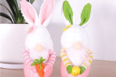 Easter bunny hug egg faceless doll ornaments (1)