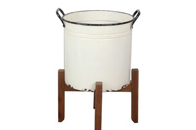 Farmhouse indoor flower christmas planter with stand (4)