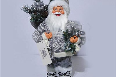 High quality christmas decor vintage standing santa claus (3)