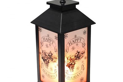 Home indoor and outdoor led flame christmas lantern (2)