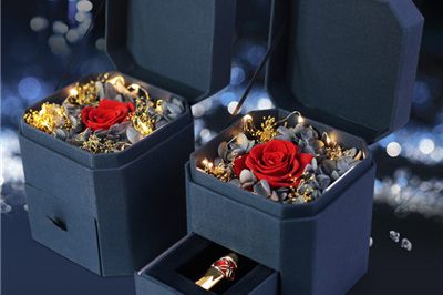 Hot selling lipstick necklace eose soap flower valentine gifts (1)