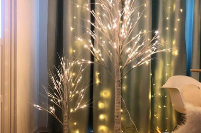 Indoor decor animated led copper wire tree light (4)