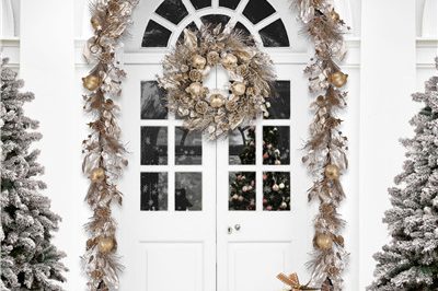 Luxurious christmas wreath decoration ornaments (1)