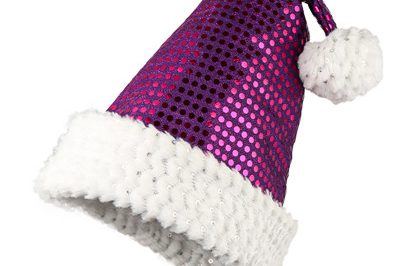 Luxury pentacle normal felt sequin christmas hat (2)