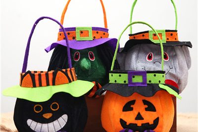 New halloween kids gift pouch candy felt bag (8)