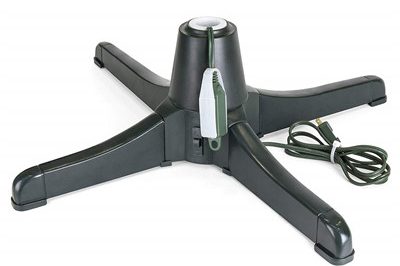 Plastic 360 degree rotating christmas tree stand (3)