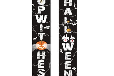 Sign flag door porch banner for holiday decoration (5)