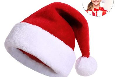 Vintage design wool santa polyester christmas hat (4)