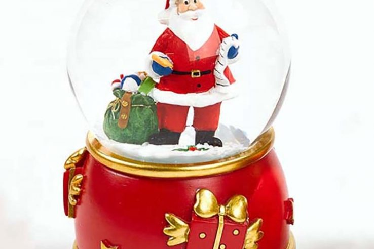 Water filled glass 3d polyresin snow globe (4)