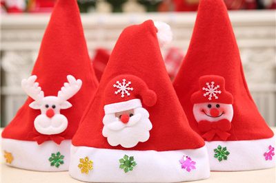 Wholesale cheap fancy cute christmas hat for kids (2)