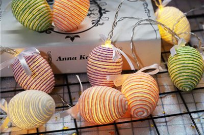 Wholesale multicolor crack led easter decoration egg (6)