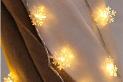 Wholesale plastic crystal snowflake led string light (4)