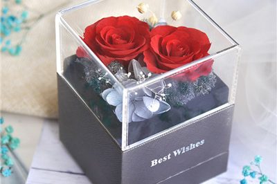 Wholesale rose preserved flower box for valentines gift (8)