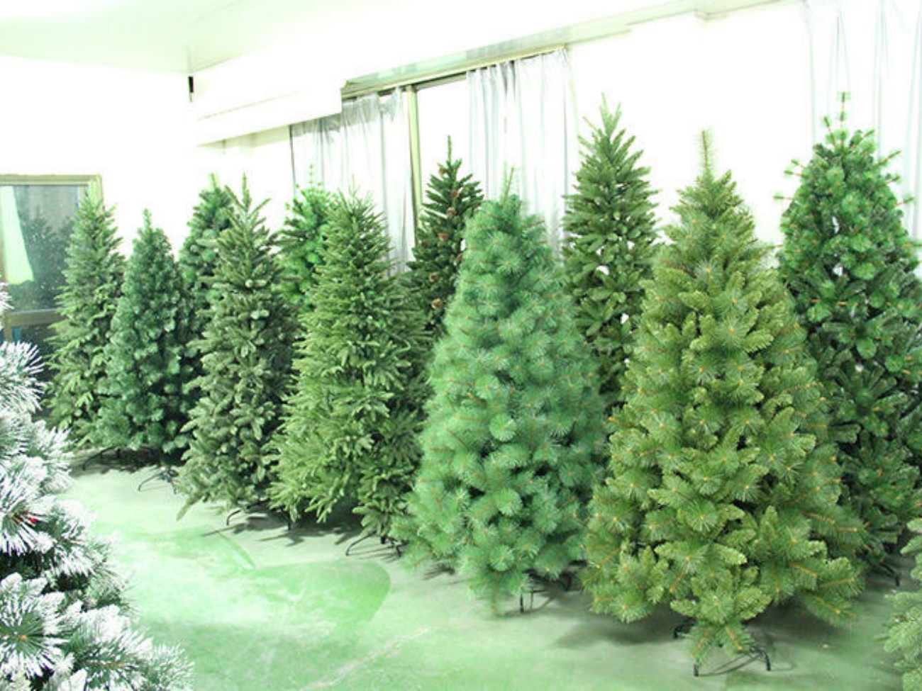 Artificial Christmas Tree Sample Room