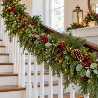 Artificial Christmas Garland for Wholesale Seasonal Decoration Projects